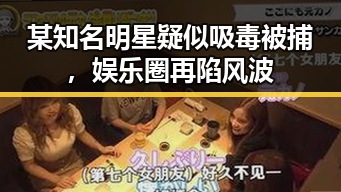 某知名明星疑似吸毒被捕，娱乐圈再陷风波